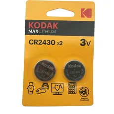 Kodak CR2430 Single-use battery Lithium - Batterie (2 Stk., CR2430, 280 mAh), Batterien + Akkus