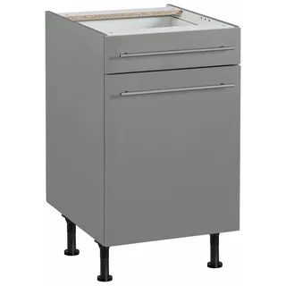 OPTIFIT Unterschrank Bern 50 x 58,4 x 87 cm Grau