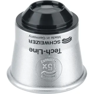 Schweizer Uhrmacherlupe Tech-Line Vergr. 15x Linsen-D.16,3mm Schweizer