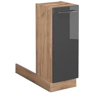 Vicco Kochinsel Fame-Line 30 x 82 x 70 cm Anthrazit Hochglanz