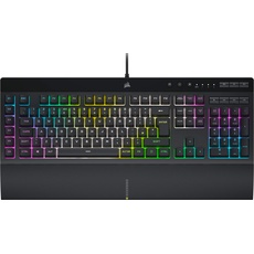 Corsair K55 RGB PRO XT Gaming-Tastatur, kabelgebunden, QWERTY-Layout, Schwarz
