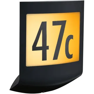 Paulmann 94509 LED Außenleuchte Smart Home Zigbee Hausnummernleuchte Padea IP44 Dämmerungs-/Bewegungssensor Tunable Warm 10W Outdoor 2200-3000K