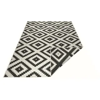 Northrugs Malta Wendeteppich 120 x 170 cm schwarz/creme