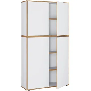 VCM Salia Aktenschrank 100 x 40 x 180 cm weiß