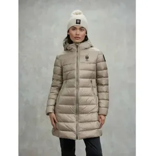 Blauer für Damen. 25WBLDK03102 Beigefarbene goldfarbene Strickjacke von Agnes (XL), Lässig, Polyamid