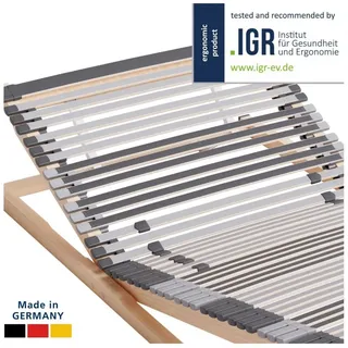 AM Qualitätsmatratzen 7-Zonen Lattenrost verstellbar 180 x 200 cm