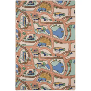 Snapstyle Kinder Strassenteppich 200 x 250 cm Beige