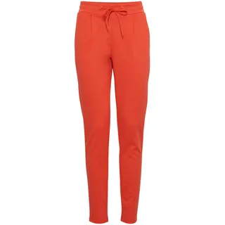 ICHI IHKATE PA2 Damen Sweathose Sweatpants Relaxhose mit Stretch Schmaler Schnitt mit Elastikbund, Größe:XS, Farbe:Poppy Red (171664)