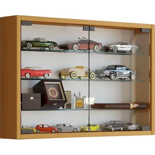 VCM Hängevitrine Mandosa M 60 x 10 x 0 cm Braun