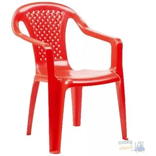 Stuhl IN Plp Stapelbar Babysitting Camelia Farbe Rot CM 38x38xH 52