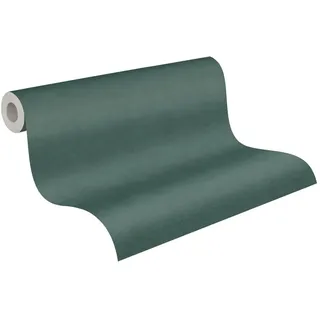 A.S. Création Struktur-Vliestapete – Grün – feine Struktur – 10,05 x 0,53 m