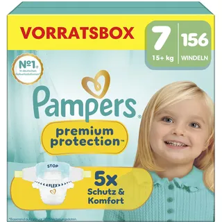 Pampers Premium Protection Gr. 7 (15+ kg) 156 St.