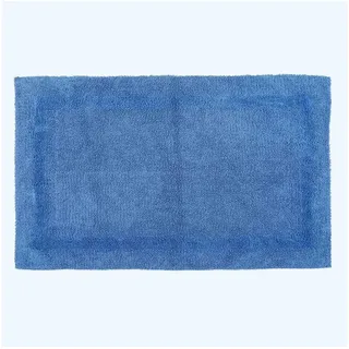 Homescapes Badteppich Blau 120 x 70 cm