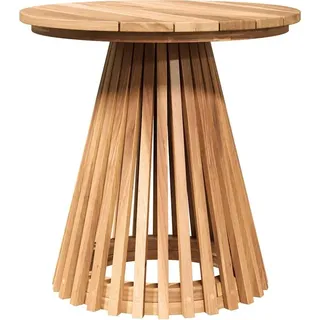 vidaXL Garten Beistelltisch Braun 50 x 50 x 49.5 cm Teak-Massivholz - Braun