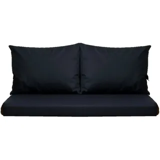 Setgarden Mix-Techno Gartenkissen Für Polyrattan Möbel 110×50×50 cm – Kissen Für 2 Sitzer Gartensofa 1tlg Marine