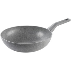 MOPITA SMART LIVING CLIW28MO101 Klassic Antihaft-Steinoptik Wok, 28cm Durchmesser