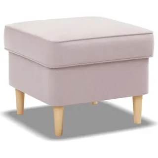 Fußhocker für Sessel, Pouffe-Fußhocker, wohnzimmer Sitzpouf 49x49cm, Rosa - Rosa