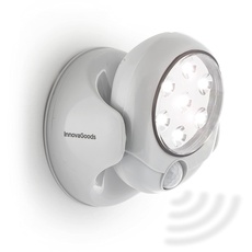 Bild von InnovaGoods® LED-Lampe mit Bewegungssensor Lumact 360o, mit 360 Grad LED-Licht und kompaktem Design. Nachtlicht, ideal für Zuhause und Büro. (193 caracteres)