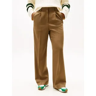 Tommy Hilfiger Anzughose »TIMELESS WOOL WIDE LEG PANT« mit Wolle,