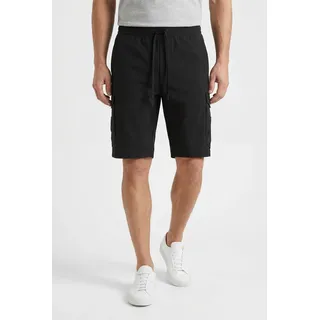 Shorts BOSS GREEN "S Urbanex-Cargo", Herren, Gr. 54, N-Gr, schwarz (schwarz001), Web, Obermaterial: 100% Elastomultiester, unifarben, regular fit, Hosen Shorts, mit Cargotaschen Cargohose Stretchhose Businesshose Anzughose