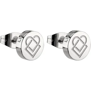 Liebeskind Berlin Ohrstecker Edelstahl glänzend silber