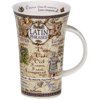 Dunoon Becher mit lateinischen Phrasen