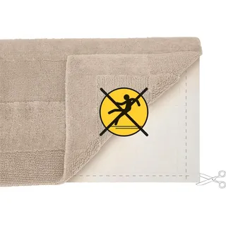 Kleine Wolke Badteppich-Unterlage Rutsch Stopp Weiß 70 x 120 cm