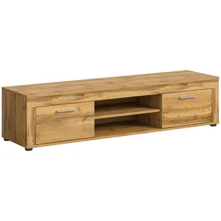 VCM Jam Lowboard 160x37x40 cm Eiche Wotan Kunststoff