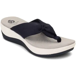 Clarks Frauen Arla Glison Offener Zeh Leger Flip Flops Blau Groesse 5 US /35.5 EU