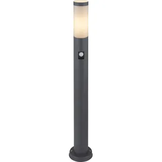 Globo Lighting Außenleuchte Edelstahl anthrazit, 1x E27 - Schwarz