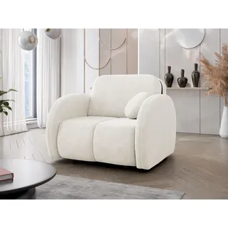 Mirjan24 Schlafcouch 1-Sitzer Creme