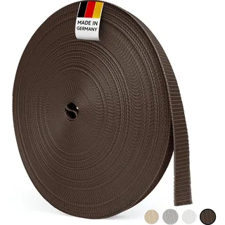 BAUHELD 50m Rollladengurt 14mm Braun