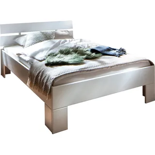 Home Affaire »Progress Massivholzbett in 5 Größen, weiß lackiert« FSC®-zertifizierte massive Kiefer, hohe Belastbarkeit: 200kg je Seite,