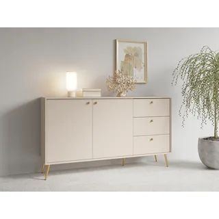 Home Affaire ROMELIS Sideboard 156 x 89 x 40,5 cm beige