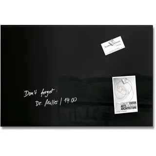 Sigel Glas-Magnettafel artverum® 60,0 x 40,0 cm schwarz