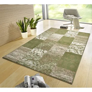 HANSE HOME Bloques Teppichläufer 160 x 230 cm Mehrfarbig/Grün