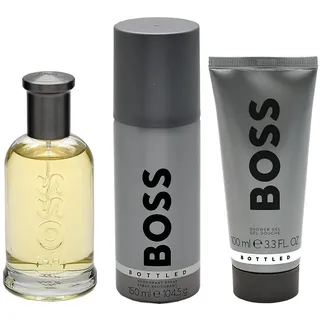 Boss Bottled Eau de Toilette 100 ml + Shower Gel 100 ml + Deo Spray 150 ml Geschenkset