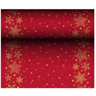 Papstar Tischläufer Christmas Shine 88171 rot 40,0 cm x 24,0 m