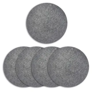 Untersetzer aus Filz, Tischuntersetzer rund - Untersetzer für Töpfe, Pfannen, Teller, Gläser, Schüsseln und Vasen (5, 25cm)