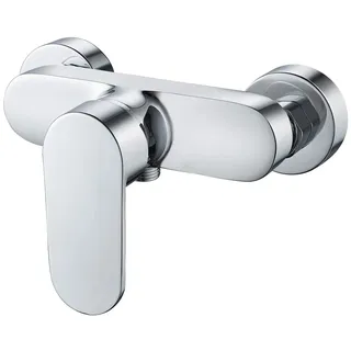 Namuoto Duscharmatur Einhebelmischer, Mischbatterie für Dusche Wandmontage, Brausearmatur Aufputz Bad, G 1⁄2 Wasserauslass, Chrom