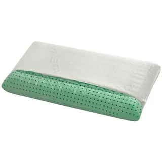 Centa-Star Kopfpolster , Weiß , Textil , Füllung: Polyurethan (Pur) , 40x80 cm , Oeko-Tex® Standard 100 , für Hausstauballergiker geeignet, mit Reißverschluss , Heimtextilien, Kopfpolster & Bettdecken, Kopfkissen, Kopfpolster