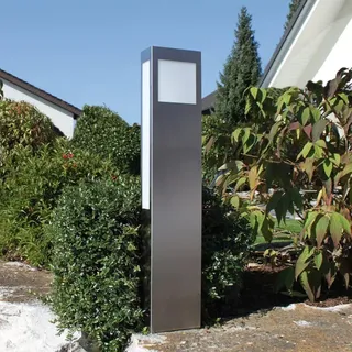 CMD Wegeleuchte Edelstahl 80,0 cm 2G11 silber