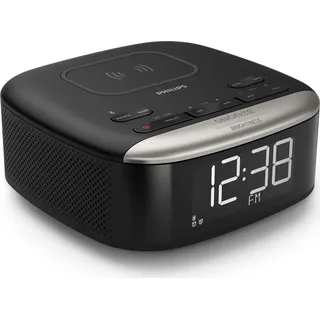 Philips Uhrenradio, Stereo, RDS, UKW-Empfang, 20 Senderspeicher, Weckfunktion, Nachweckautomatik (Sn (TAR7606/10) - Weiß