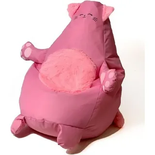 Puff GO GIFT Rosa Oxford Gato 130 x 90 cm
