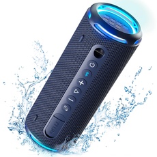 Bild von T7Lite Bluetooth Lautsprecher mit Dual Treiber Starkem Bass, IPX7 Wasserdicht, Stereo-Sound, 24h Spielzeit Musikbox für Partys, im Freien (Blau)