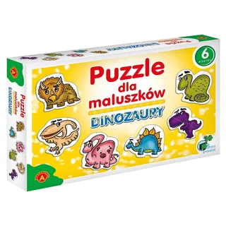 ALEXANDER Baby-Puzzle Dinosaurier 6in1 (2-7 Teile)