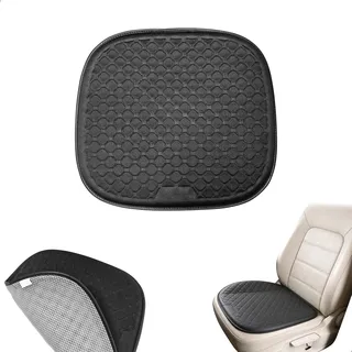 gexuamz Gel Sitzkissen Orthopädisch, 49x46cm Kühlendes 3D-Batmungsaktives Sitzkissen mit TPE Gel & Wabenstruktur, rutschfeste Unterlage, für Bürostuhl, Auto, LKW, Rollstuhl und Gaming-Stuhl Schwarz