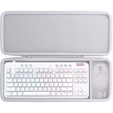 co2CREA Hard Case Ersatz für Logitech G713 Wired G715 Wireless Mechanical Gaming Keyboard + Logitech G705 Wireless Gaming Mouse Combo