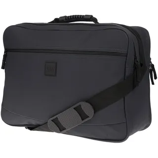 Christian Wippermann Arbeitstasche Herren Querformat - Große Umhängetasche 40x30x18 cm, 595g Leicht - Wasserabweisend Polyester - Verstellbarer Gurt bis 140 cm, Für DIN-A4 - Strapazierfähig Blau