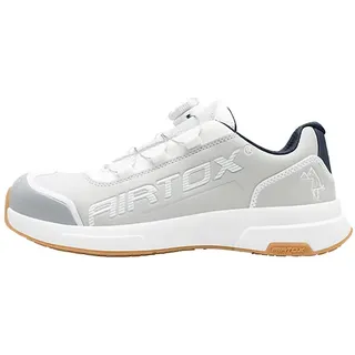 AIRTOX Sicherheitsschuhe, Clean white, PRO smart lacing, Styrosoft Sohle 3.2 - Gr. 45